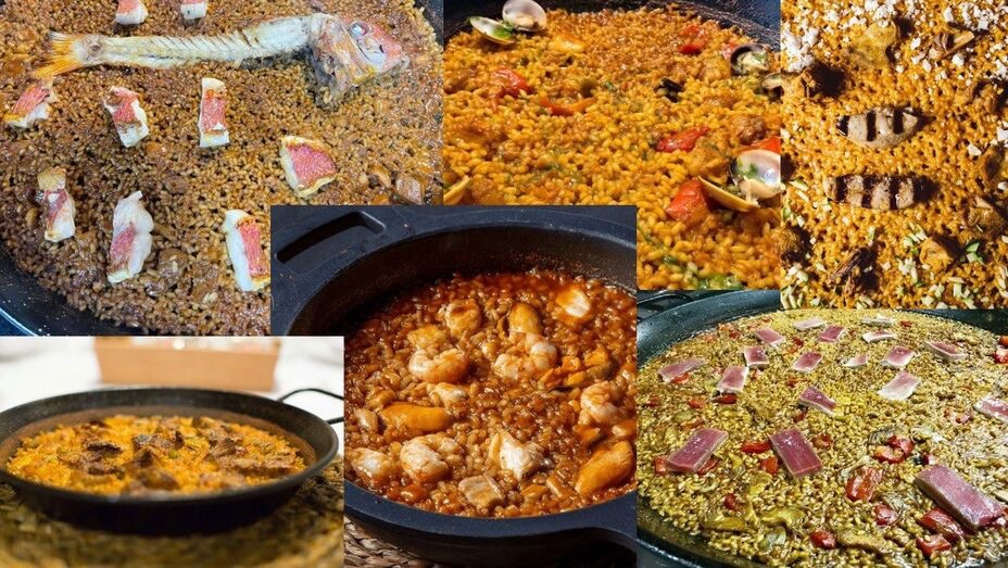 Arroces en la provincia de Alicante.