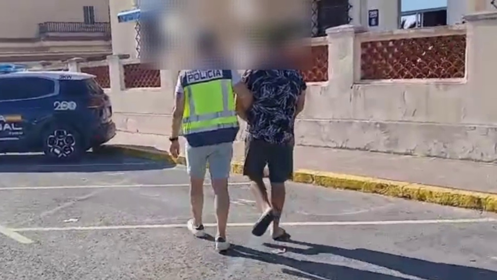 Detenido en Denia por la Polic&iacute;a Nacional.