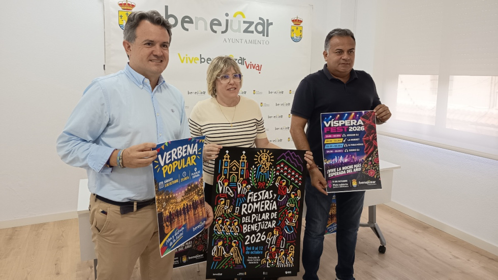 Benejúzar celebrará del 8 al 12 de octubre sus Fiestas y Romería en honor a la Virgen del Pilar