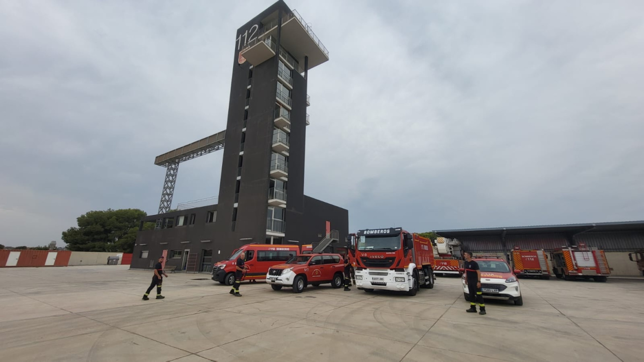 Parque de bomberos de la Playa de San Juan de Alicante.