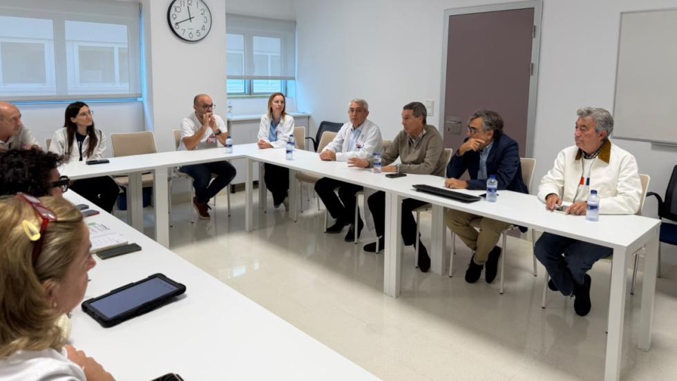 El conseller de Sanidad, Marciano G&oacute;mez, en una reuni&oacute;n por la dana de octubre de 2026.
