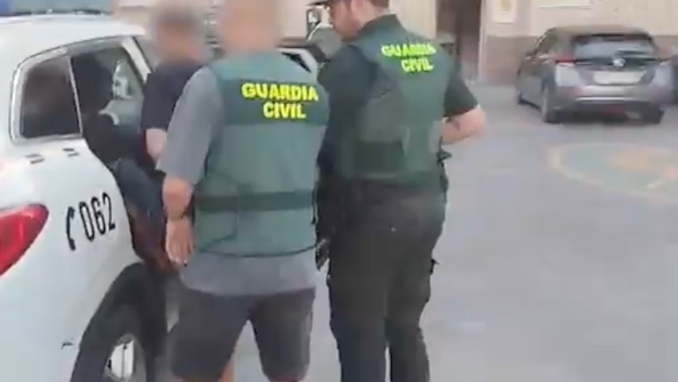 Detenido por la Guardia Civil en Sax.
